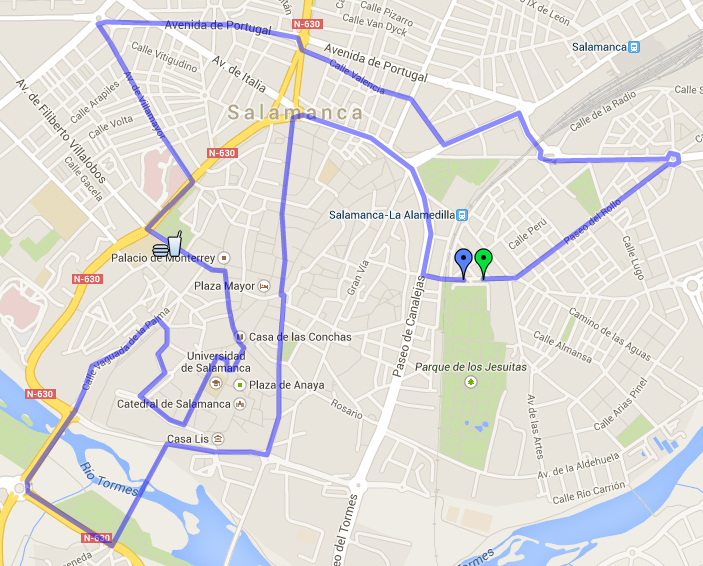 recorrido d mod